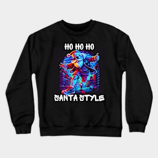 Graffiti Style - Ho Ho Ho Santa Style 3 Crewneck Sweatshirt